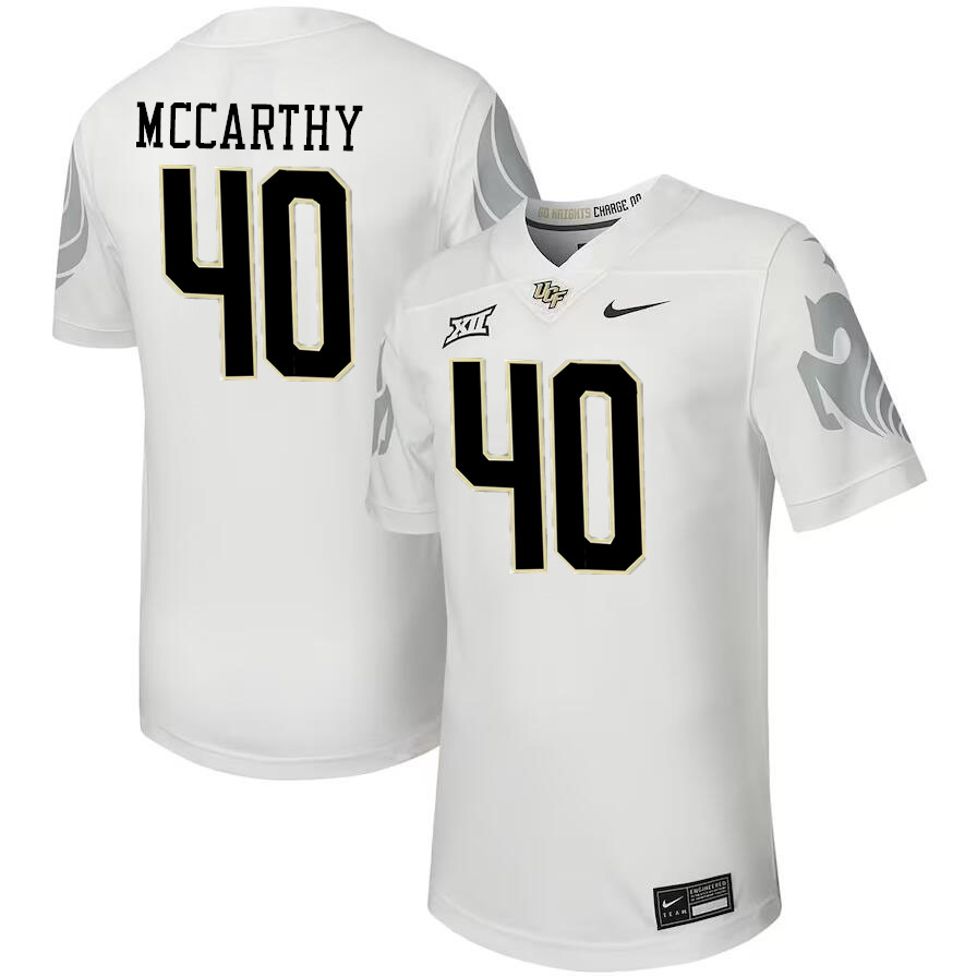 Men #40 Mitch McCarthy UCF Knights Big 12 Conference College Football Jerseys Stitched-Black